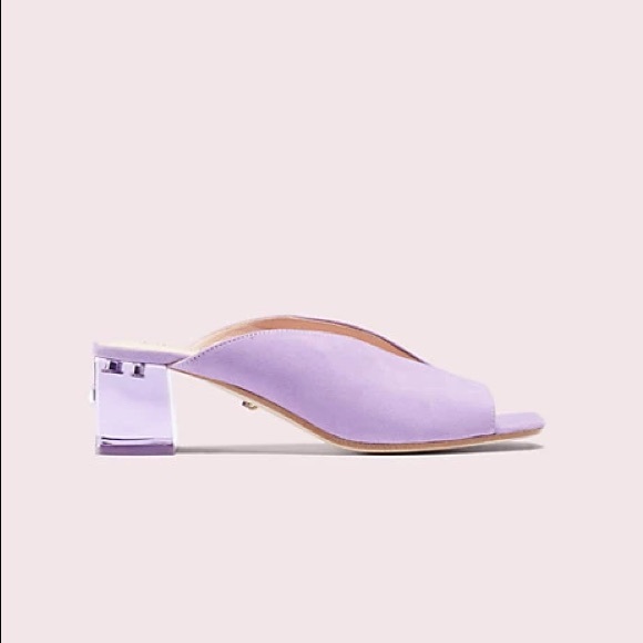 Kate Spade Caila Mules in Pop Lilac size 8 - Picture 2 of 9